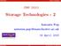 Storage Technologies - 2