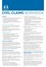 CIVIL CLAIMS WORKBOOK