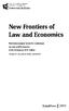 New Frontiers of Law and Economics