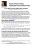 VERIFICATION TESTING GUIDELINES FOR CONTRACTORS