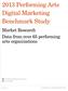 2013 Performing Arts Digital Marketing Benchmark Study