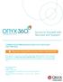 Complete the enrollment form on the reverse side to join Onyx 360 today.