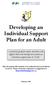 Developing an Individual Support Plan for an Adult