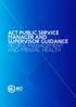 ACT PUBLIC SERVICE MANAGER AND SUPERVISOR GUIDANCE PEOPLE MANAGEMENT AND MENTAL HEALTH