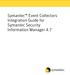 Symantec Event Collectors Integration Guide for Symantec Security Information Manager 4.7