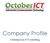 Company Profile. Contemporary ICT consulting