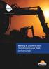 Mining & Construction Transforming your fleet performance
