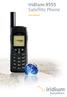 Iridium 9555 Satellite Phone. User Manual