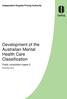 Development of the Australian Mental Health Care Classification