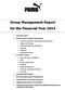 Group Management Report for the Financial Year 2014