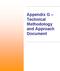 Appendix G Technical Methodology and Approach Document