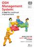 OSH Management System: A tool for continual improvement