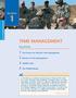 TIME MANAGEMENT. 1 The Process for Effective Time Management 2 Barriers to Time Management 3 SMART Goals 4 The POWER Model e. Section 1.