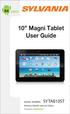 10 Magni Tablet User Guide