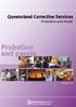 Queensland Corrective Services Probation and Parole. Probation and parole
