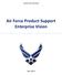 UNITED STATES AIR FORCE. Air Force Product Support Enterprise Vision