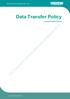 Data Transfer Policy London Borough of Barnet