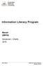Information Literacy Program