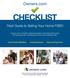 Owners.com CHECKLIST. Field Guide to Selling Your Home FSBO