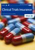 Clinical Trials Insurance. Global solutions for clinical trials liability