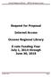 Request for Proposal. Internet Access. Oconee Regional Library. E-rate Funding Year July 1, 2014 through June 30, 2015