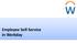 Employee Self-Service in Workday