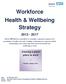 Workforce Health & Wellbeing Strategy