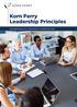 Korn Ferry Leadership Principles. Strengthening your organization's leadership base.