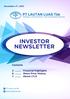 INVESTOR NEWSLETTER. Contents. 2... Financial Highlights 6... Share Price History 7... About LTLS. November 4 th, 2015