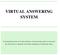 VIRTUAL ANSWERING SYSTEM