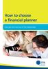 How to choose a financial planner