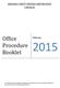 Office Procedure Booklet