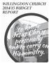 WILLINGDON CHURCH 2014/15 BUDGET REPORT