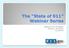 The State of 911 Webinar Series. National 911 Program January 24, 2013 12:00 PM