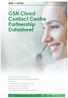 GSN Cloud Contact Centre Partnership Datasheet