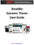 SmallBiz Dynamic Theme User Guide