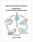 Chain of Custody Certification: Guidebook for BC Wood Product Manufacturers