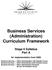 Business Services (Administration) Curriculum Framework