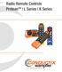 Radio Remote Controls Protean TM L Series K Series