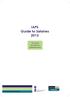 IAPS Guide to Salaries 2013