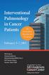 Interventional Pulmonology in Cancer Patients