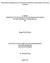 A THESIS SUBMITTED TO THE FACULTY OF THE GRADUATE SCHOOL OF THE UNIVERSITY OF MINNESOTA BY. Ranga Reddy Pallelra