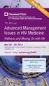Advanced Management Issues in HIV Medicine