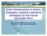 Green Infrastructure in Action: Examples, Lessons Learned & Strategies for the Future December 2014