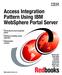 Access Integration Pattern Using IBM WebSphere Portal Server