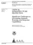 GAO CRITICAL INFRASTRUCTURE PROTECTION. Significant Challenges in Developing Analysis, Warning, and Response Capabilities.