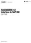 9.1 SAS/ACCESS. Interface to SAP BW. User s Guide