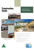 Construction Guide. Pitched Roof Patio Pitched Roof Awning