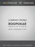 WEB GRAPHIC MULTIMEDIA COMPANY PROFILE ROOPOKAR WEB GRAPHIC MULTIMEDIA DIGITAL MARKETING