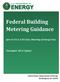 Federal Building Metering Guidance